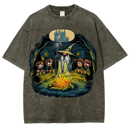 Beware of the Dark One Vintage Distressed T-shirt