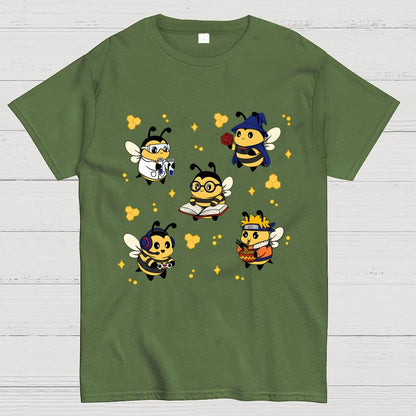 Nerdy Bees Squad Geek T-Shirt