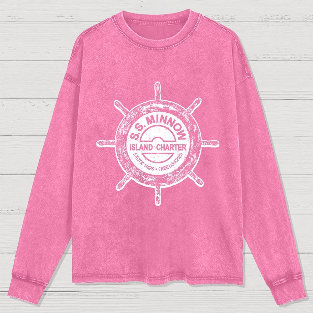 SS Minnow Tour Washed Long Sleeve Tee