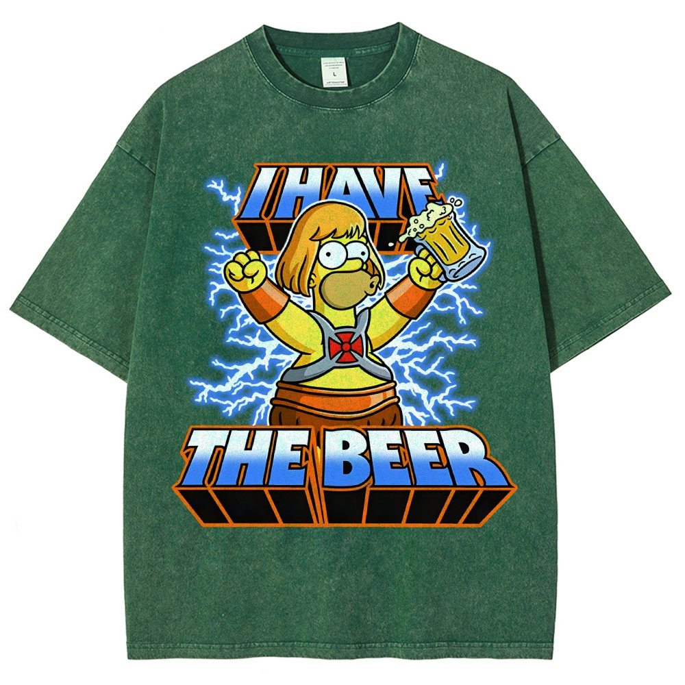 He-Beer Vintage Distressed T-shirt
