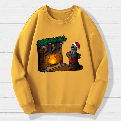 Black Knight Christmas Geek Cotton Sweatshirt