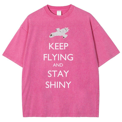 Keep Flying And Stay Shiny Vintage Distressed T-shirt