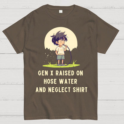 Gen X Raised On Hose Water And Neglect Geek T-Shirt