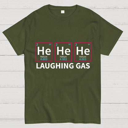 Laughing Gas Periodic Table of Elements Geeky T-Shirt