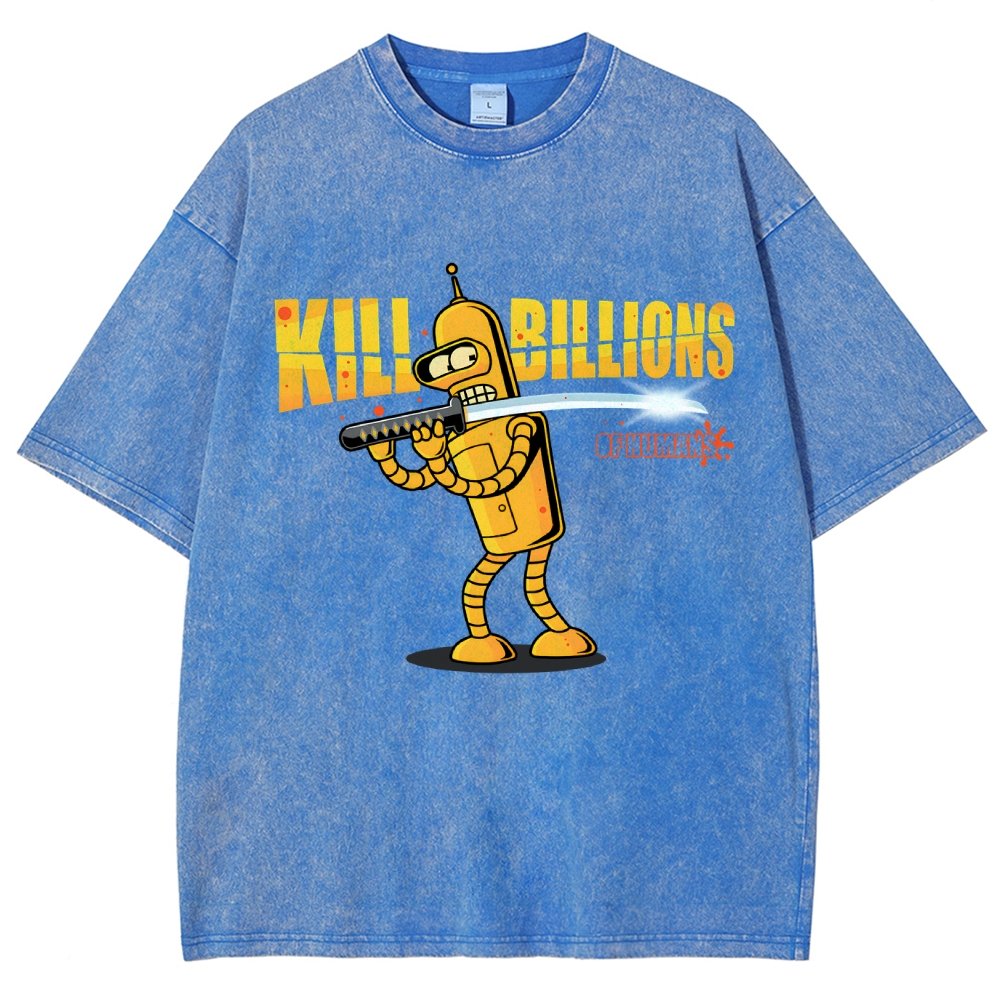 Kill Billions Vintage Distressed T-shirt