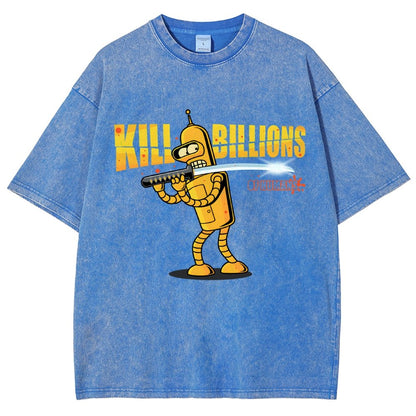 Kill Billions Vintage Distressed T-shirt