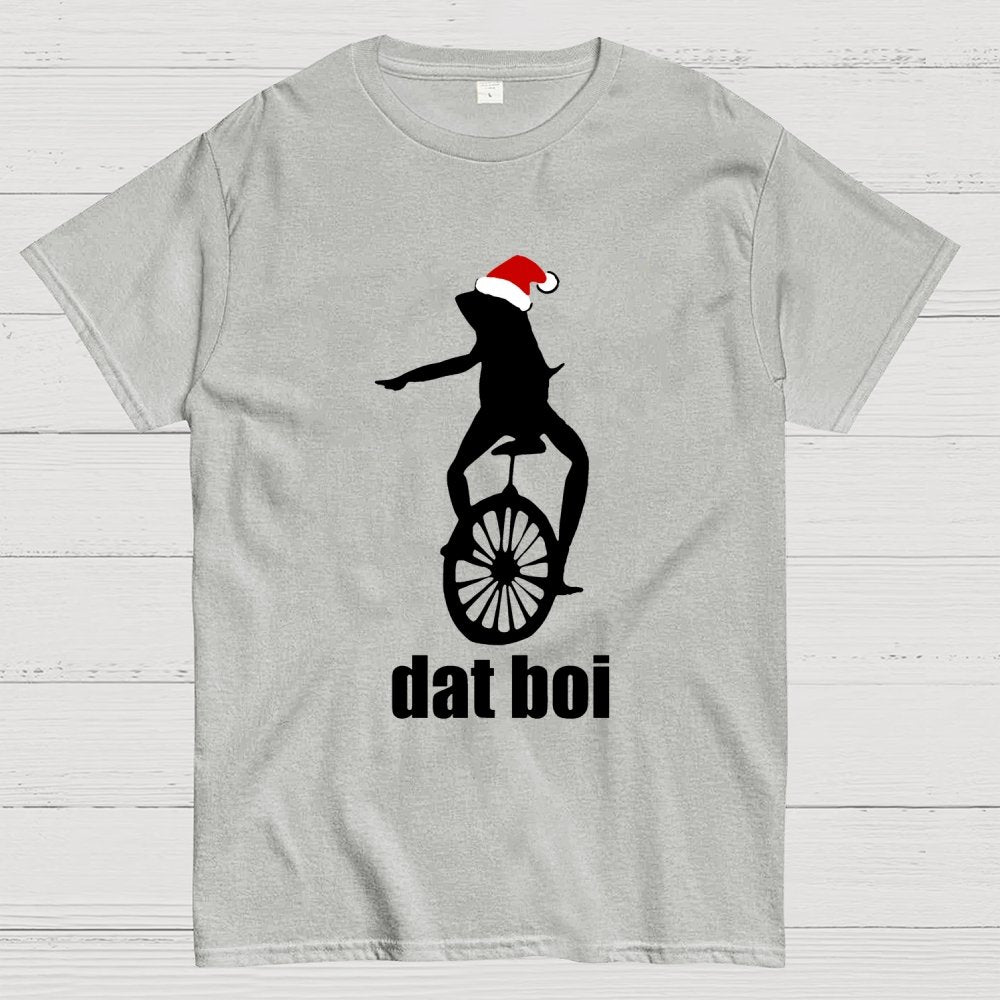 Christmas Here Comes Dat Boi Waddup Meme Geek T-Shirt