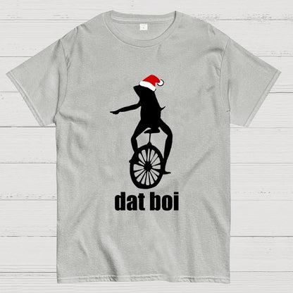 Christmas Here Comes Dat Boi Waddup Meme Geek T-Shirt