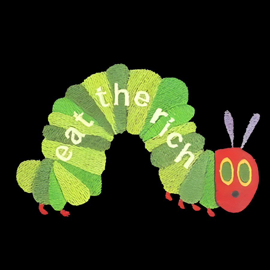 Eat the Rich Print Geek T-Shirt