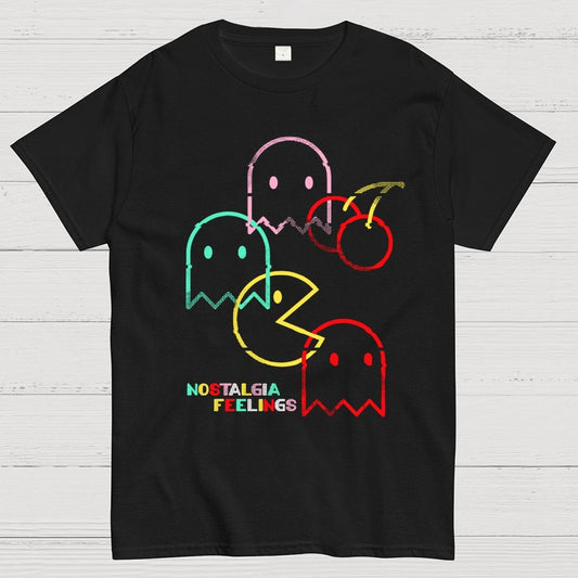 Vintage Game Neon Lines Unisex Geek T-Shirt