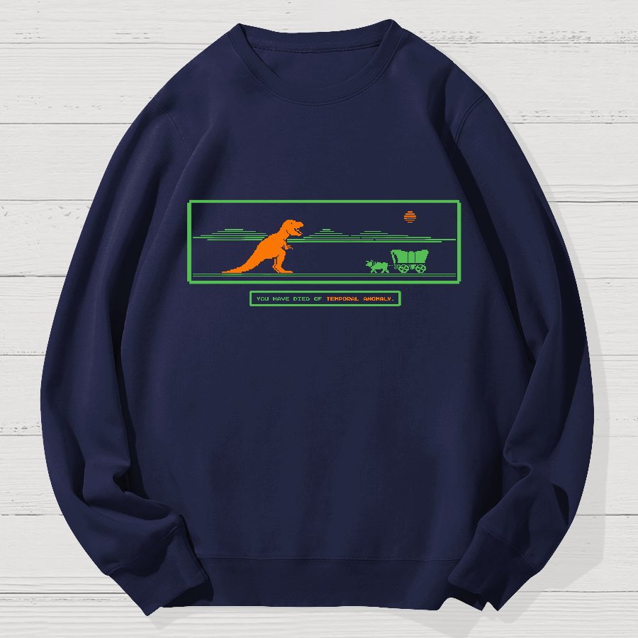 A Wormhole in Oregon Geek Cotton Sweatshirt