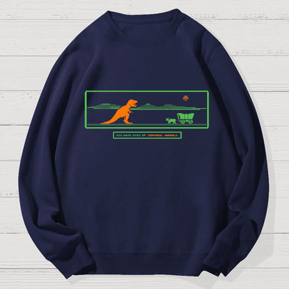 A Wormhole in Oregon Geek Cotton Sweatshirt