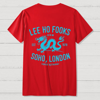 Lee Ho Fooks Vintage Resto Back Printing Geek T-Shirt