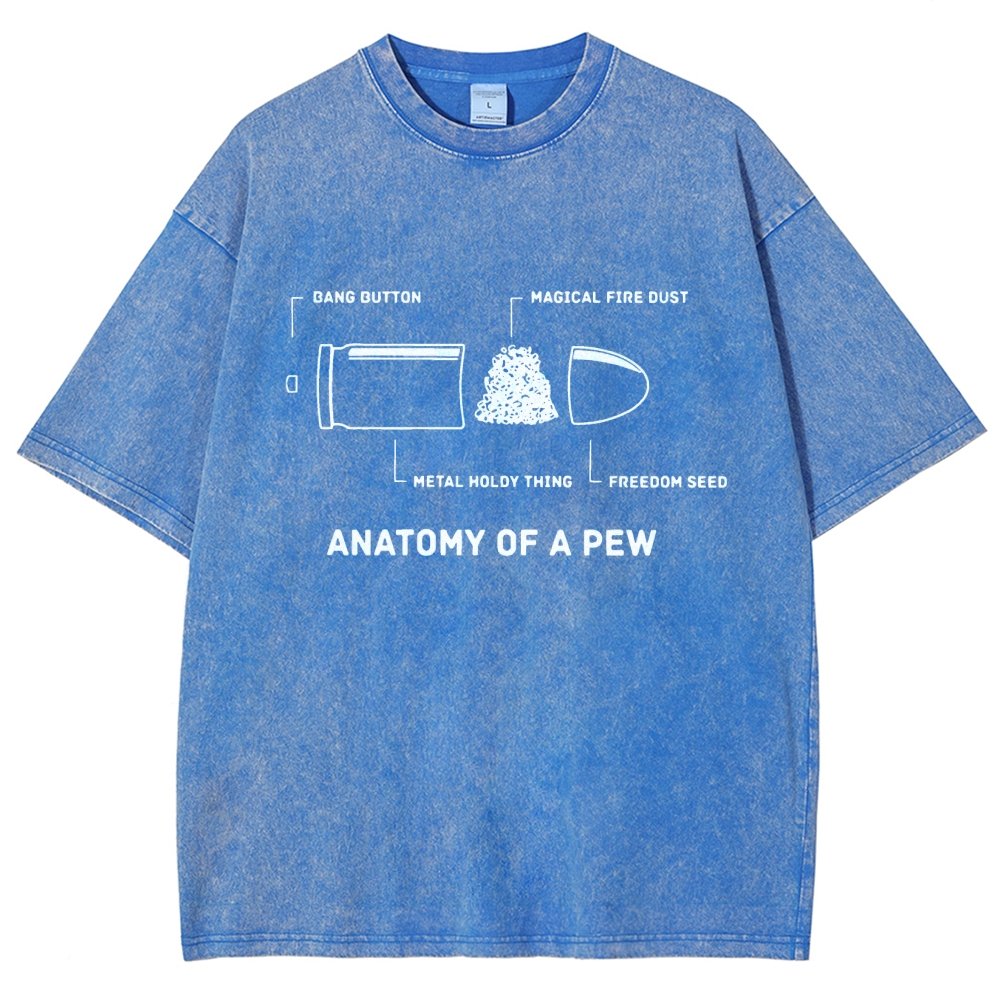 Anatomy Of A Pew2 Vintage Distressed T-shirt