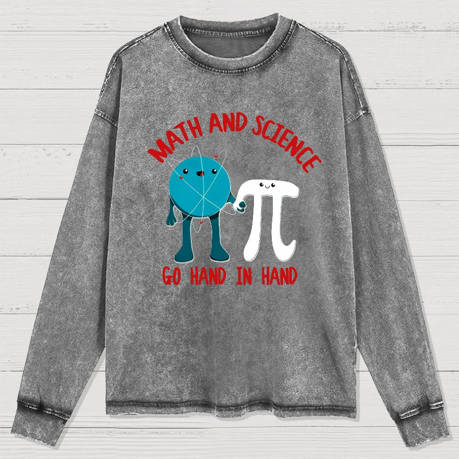 Math & Science - Friends Forever Washed Long Sleeve Tee