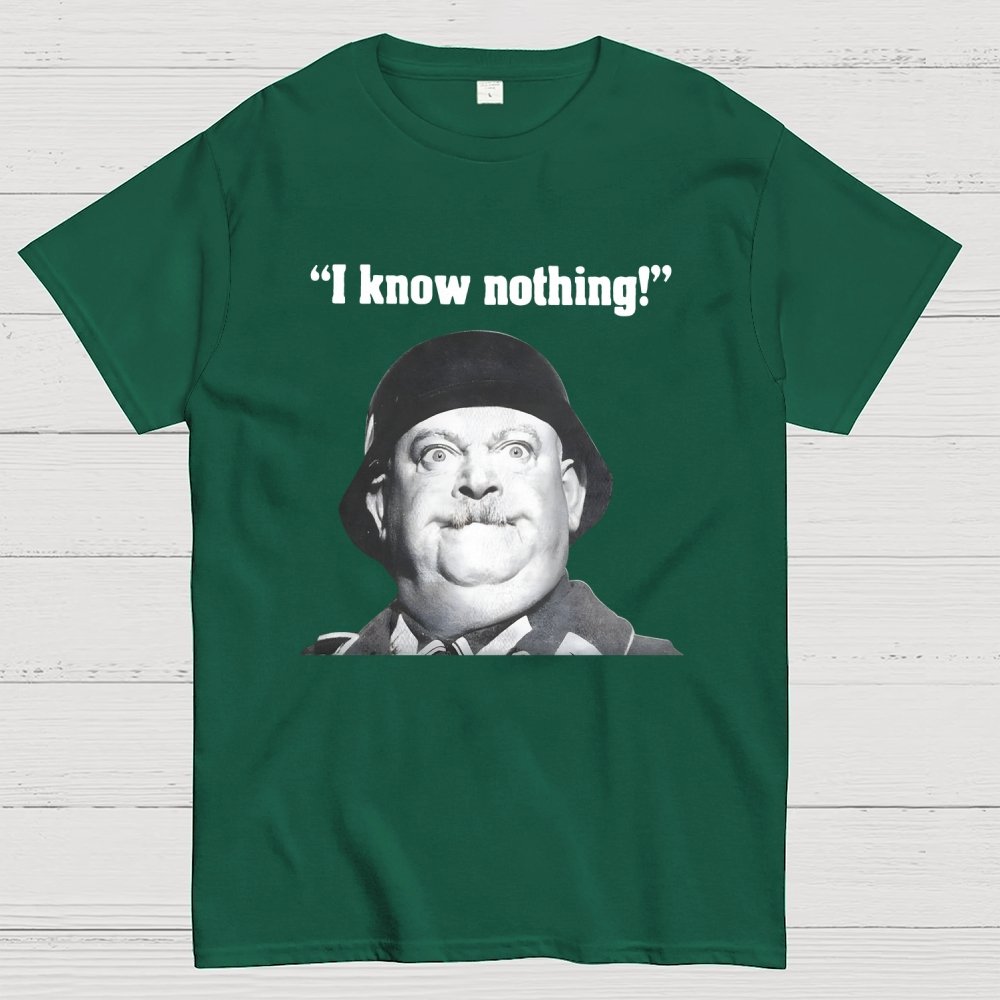 I Know Nothing Art Print Geek T-Shirt