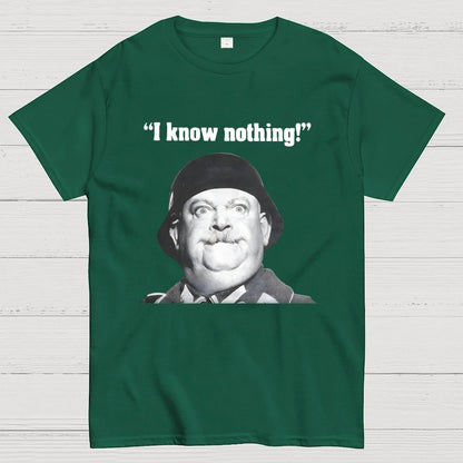 I Know Nothing Art Print Geek T-Shirt