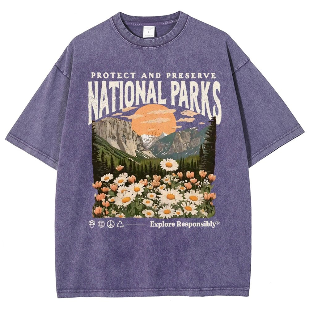 National Parks Vintage Distressed T-shirt