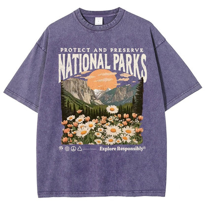 National Parks Vintage Distressed T-shirt