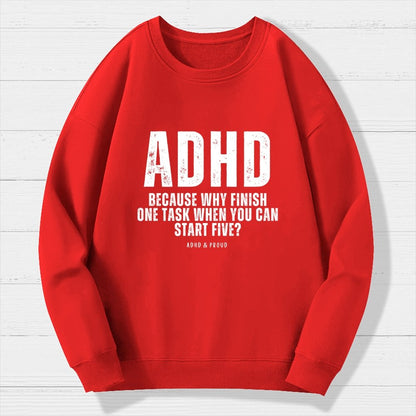 ADHD Geek Cotton Sweatshirt