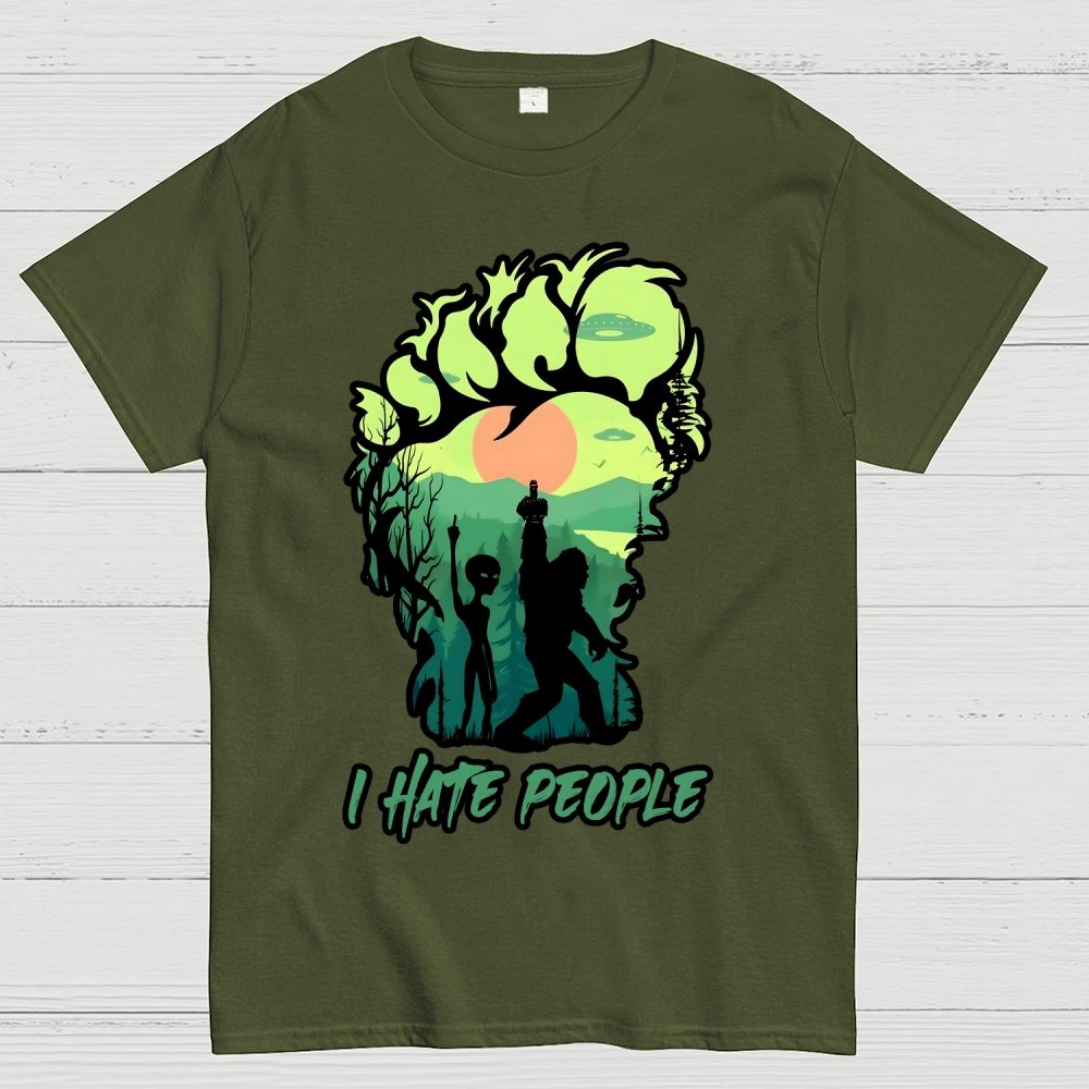 I Hate People Unisex Geek T-Shirt