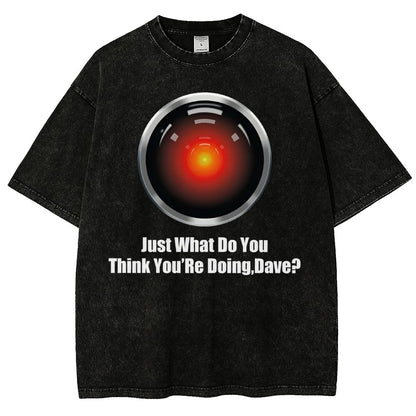 What Do You Think You’Re Doing,Dave? Vintage Distressed T-shirt