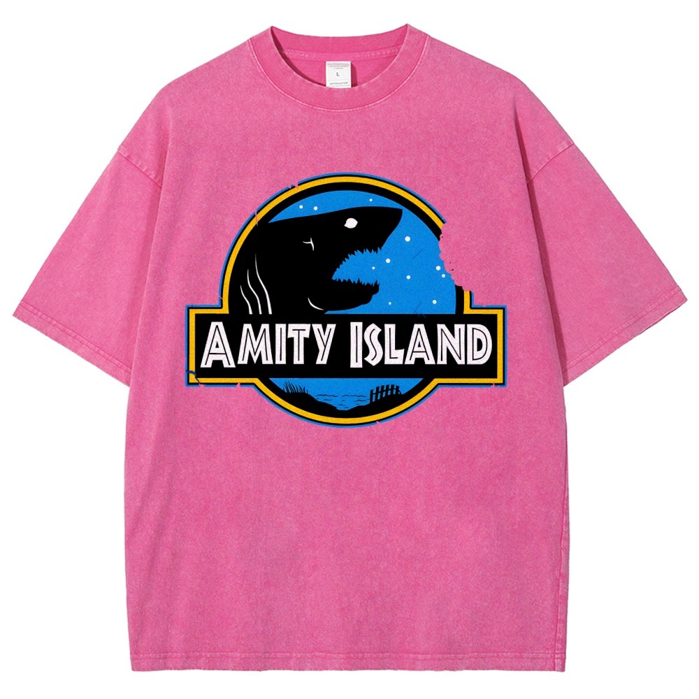 Seaside Town Vintage Distressed T-shirt