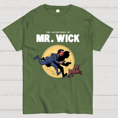The Adventures of Mr. Wick Geek T-Shirt