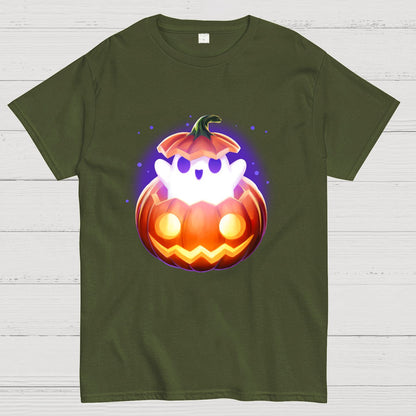 Halloween Spooky Ghost Geek T-Shirt