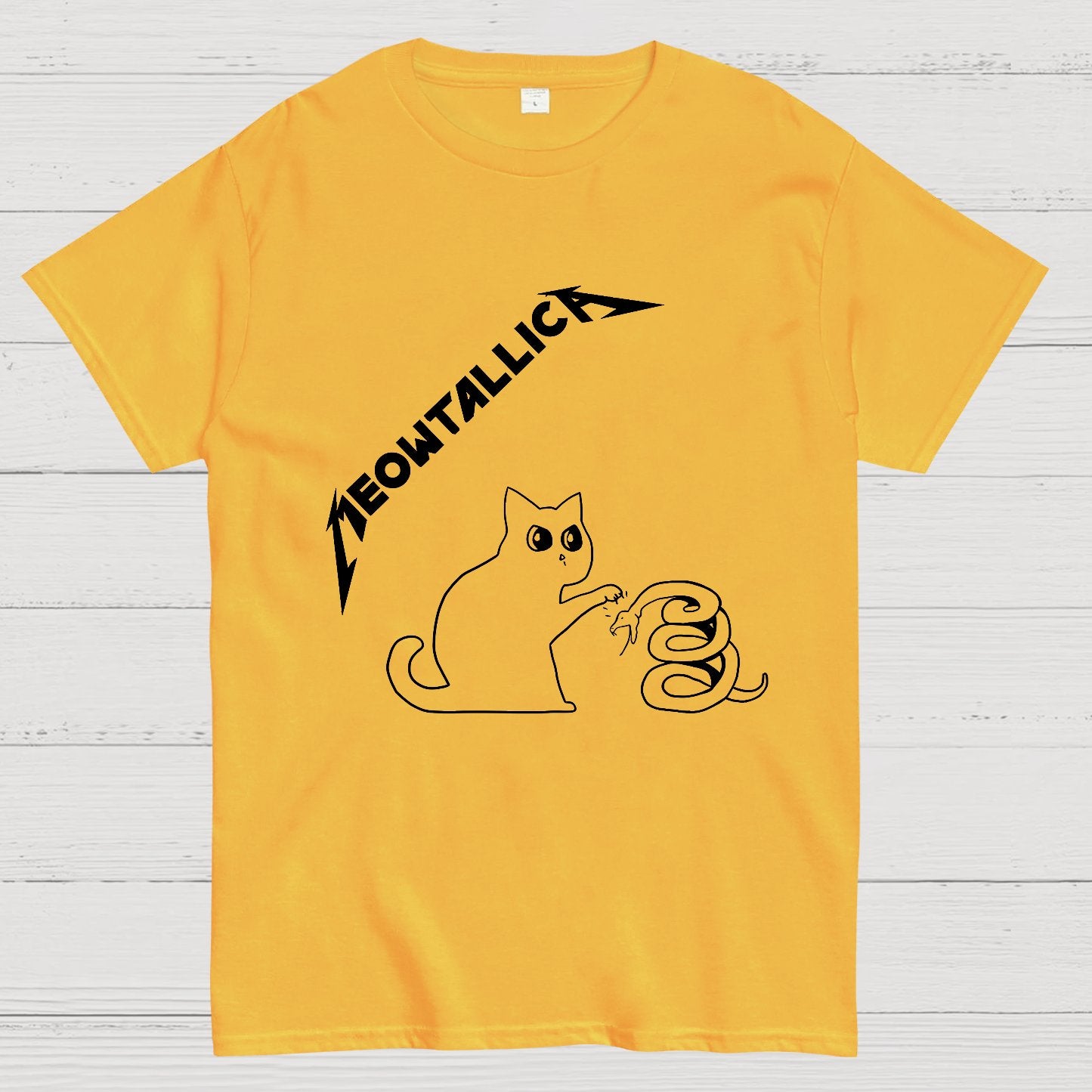 The Black Meow Geek T-Shirt