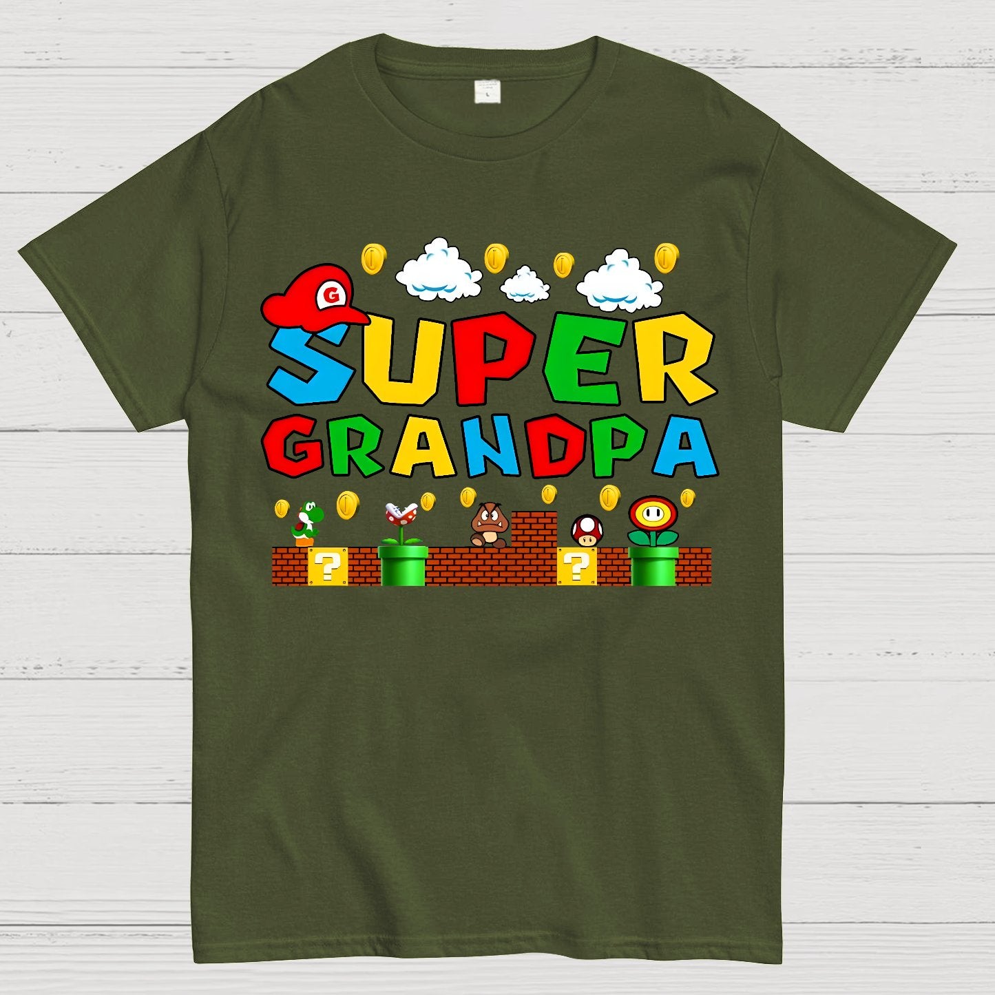 Super Grandpa Geek T-Shirt