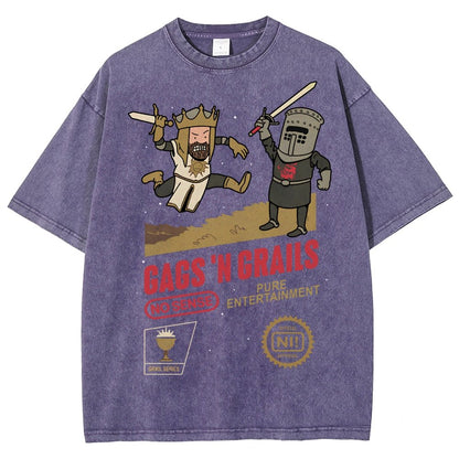 Gags 'n Grails Vintage Distressed T-shirt