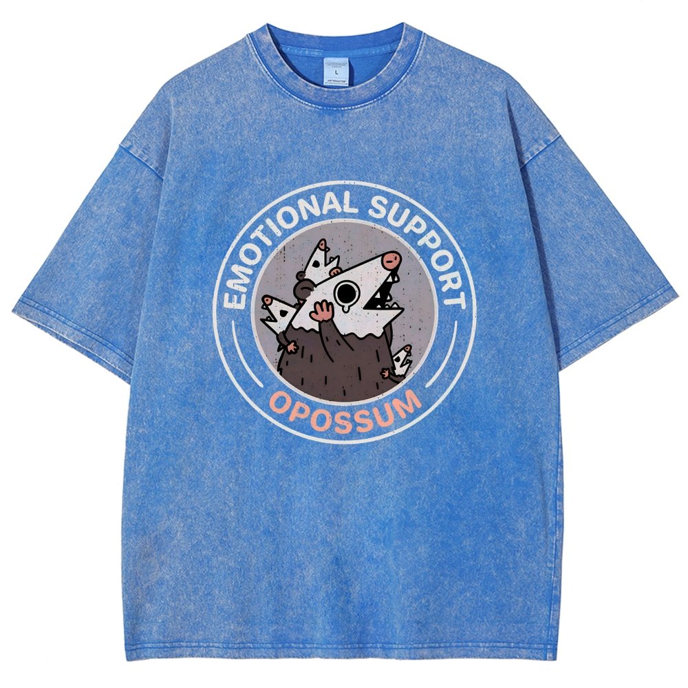 Emotional Support Possum Vintage Distressed T-shirt