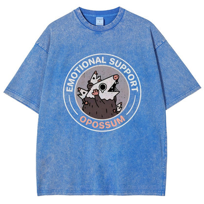 Emotional Support Possum Vintage Distressed T-shirt