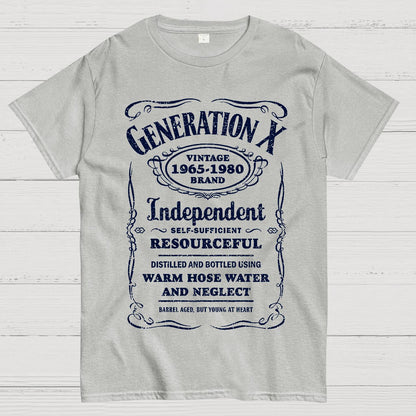 GEN X Barrel Aged, But Young At Heart Geek T-Shirt
