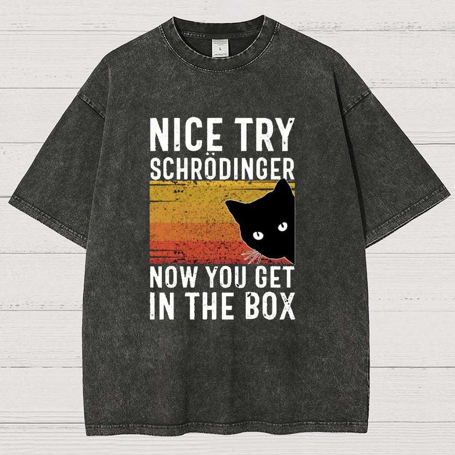 You Get Schrodinger's cat In The Box Vintage Distressed T-shirt