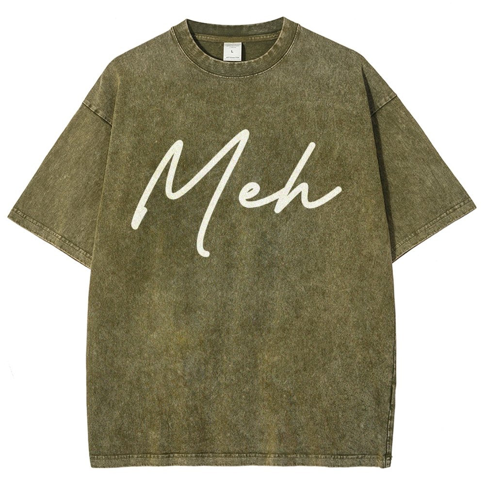 Meh Vintage Distressed T-shirt
