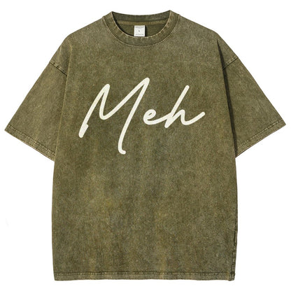 Meh Vintage Distressed T-shirt