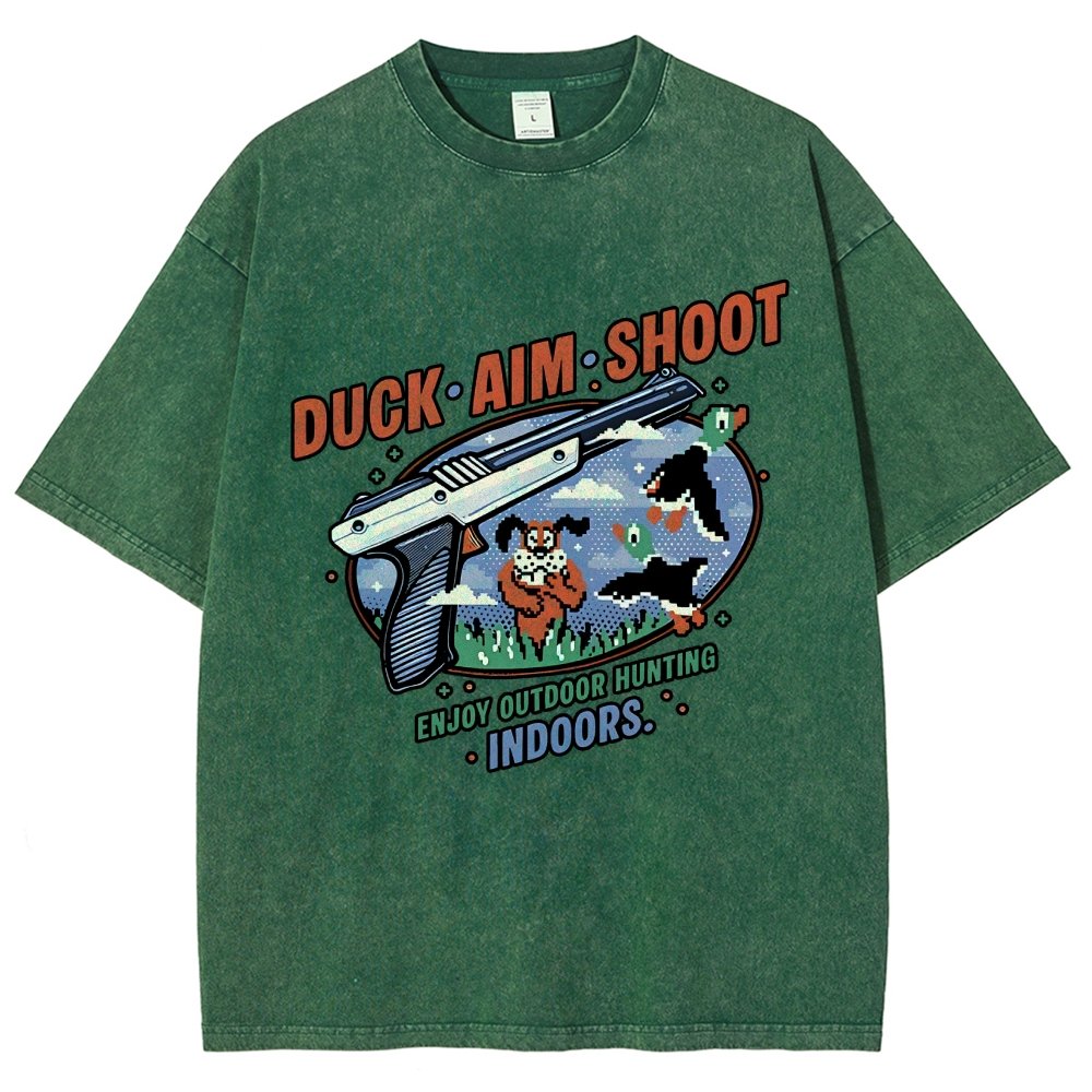 Duck Aim Shoot Vintage Distressed T-shirt