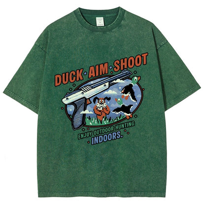 Duck Aim Shoot Vintage Distressed T-shirt
