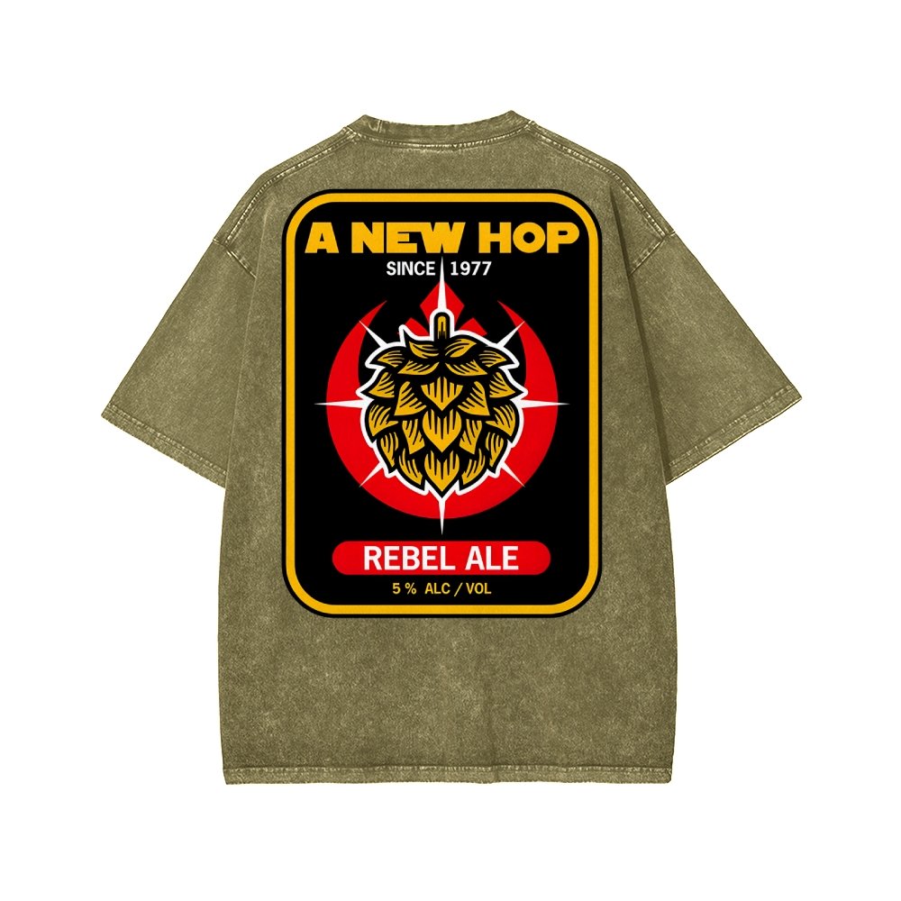 A New Starry Rebel Ale Washed T-shirt