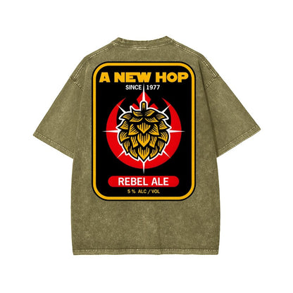 A New Starry Rebel Ale Washed T-shirt