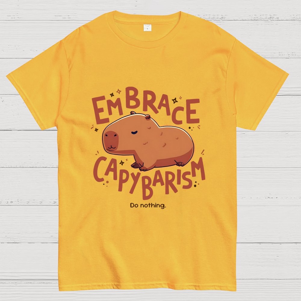 Capybarism Do nothing Geek T-Shirt