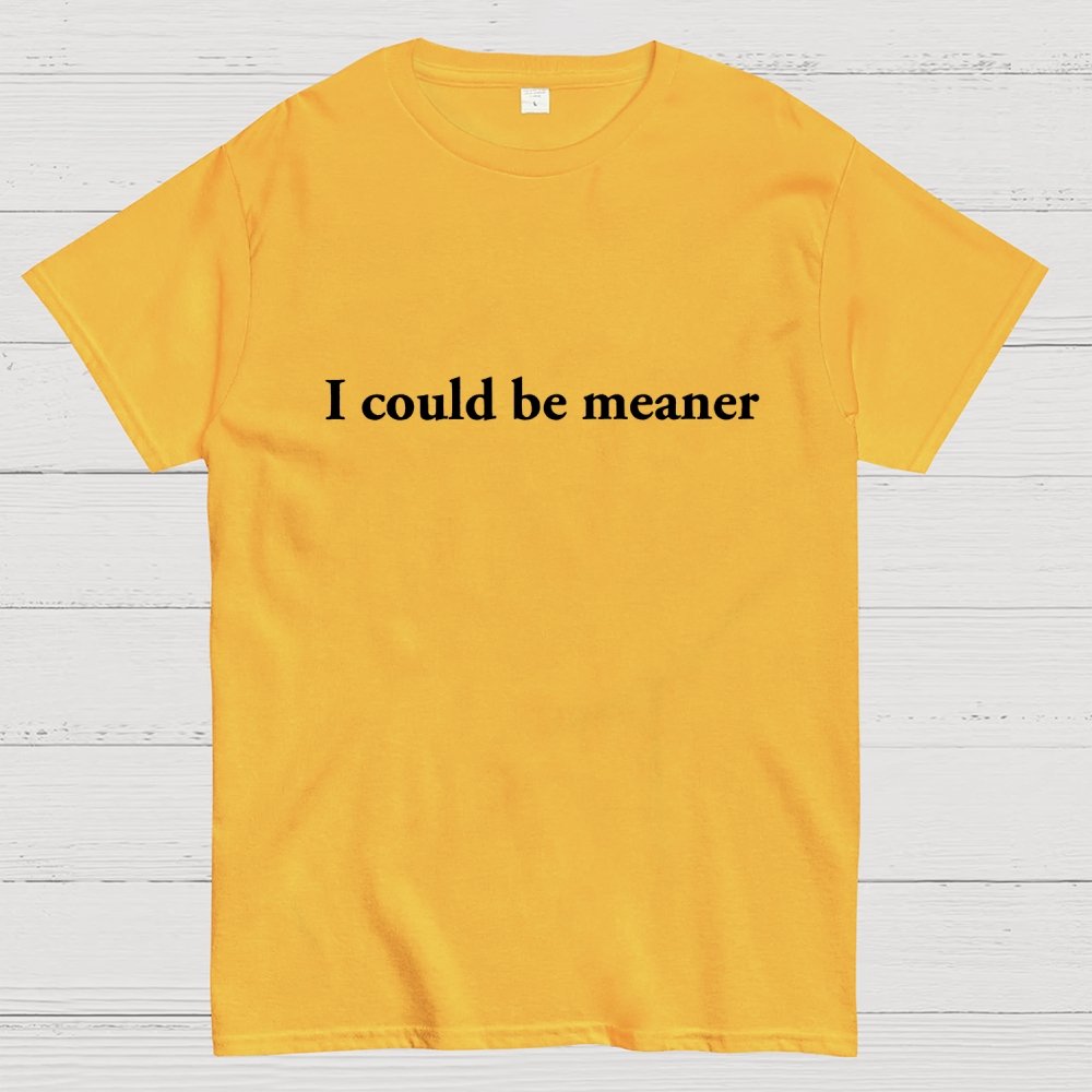 I could be meaner Geek T-Shirt