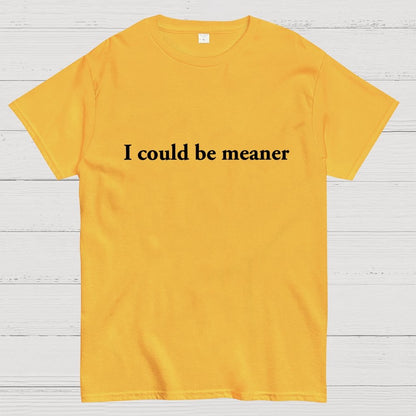 I could be meaner Geek T-Shirt