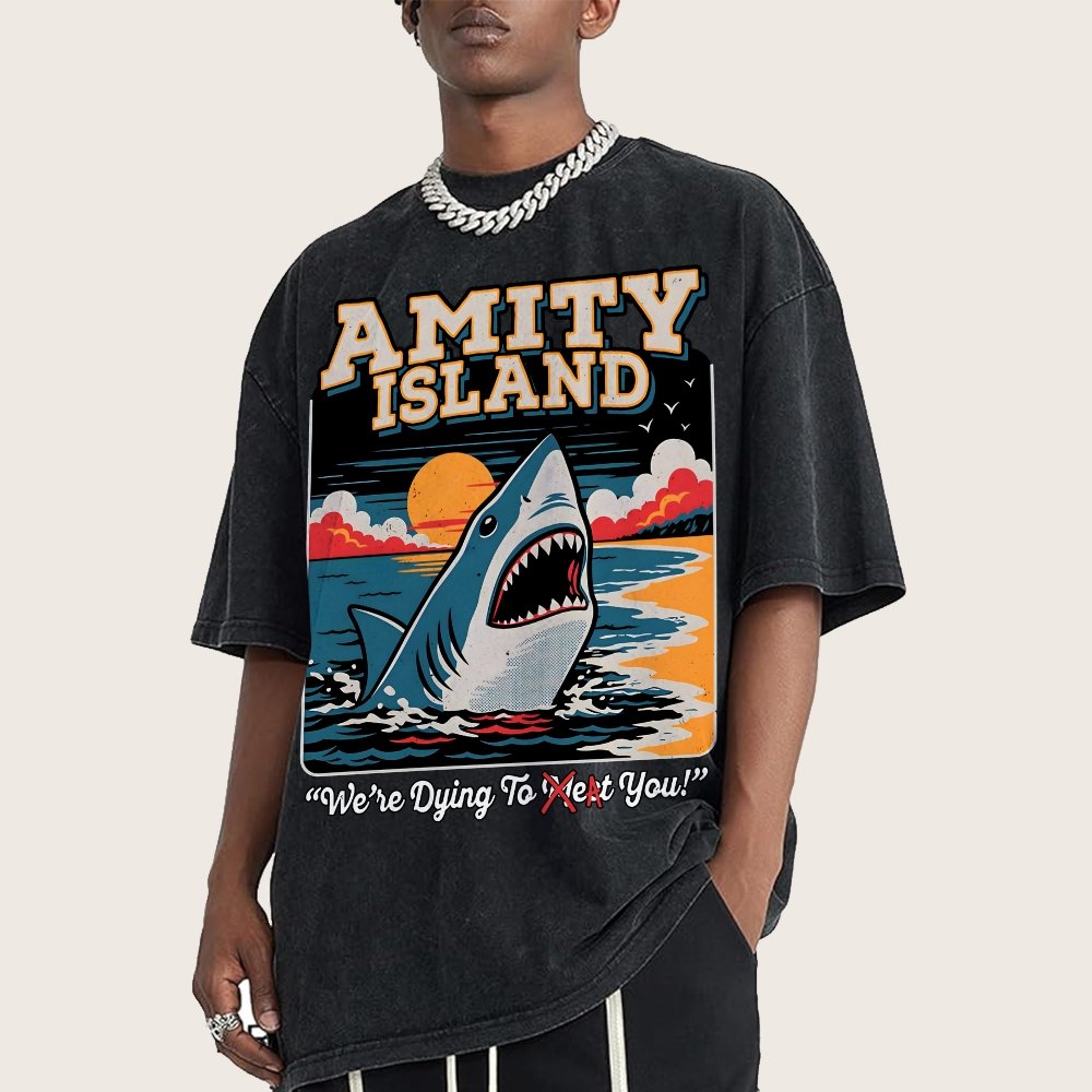 Dying to Eat You Vintage Distressed T-shirt