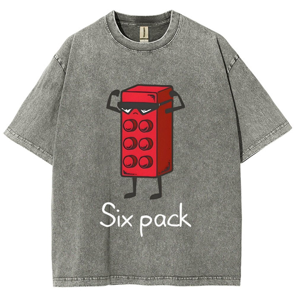 Six Pack Vintage Distressed T-shirt