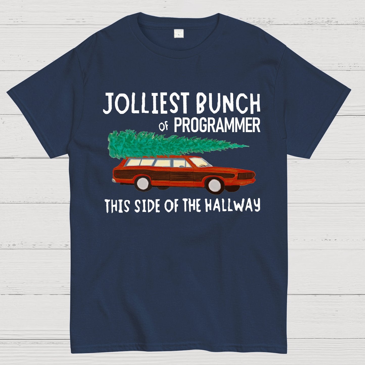Jolliest Bunch Of Programmer This Side Of The Hallway Geek T-Shirt