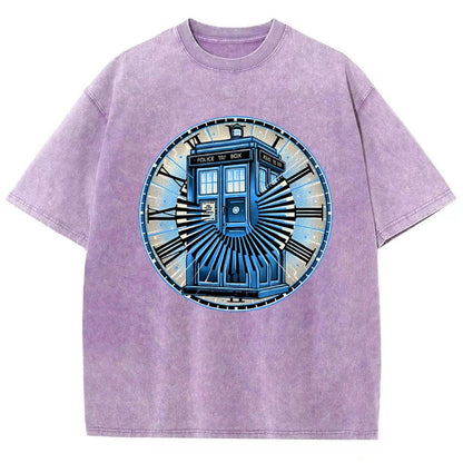 Time Travel in a box Vintage Distressed T-shirt
