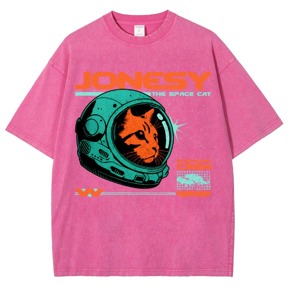 Jonesy The Space Cat Vintage Distressed T-shirt